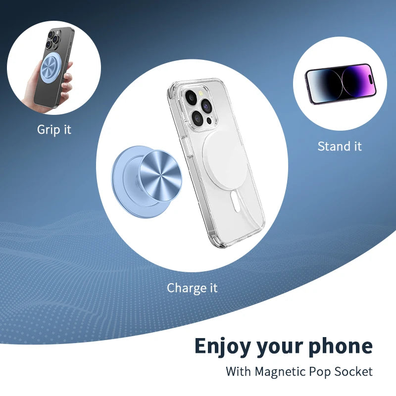 PopsoGrip For Magsafe Phone Grip Stand Holder Ring Stand