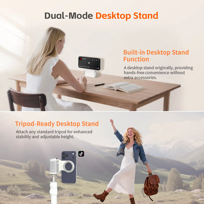 Magnetic Phone Camera Hand Grip Smart Holder with Remote Control