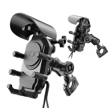 Fast Charger Stand Wireless Charging Shockproof Handlebar Mount