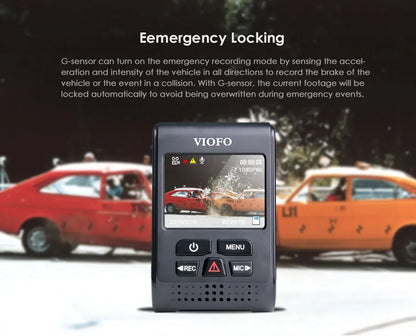 VIOFO A119 V3 2K Car Parking Mode G-Sensor Rota Lens
