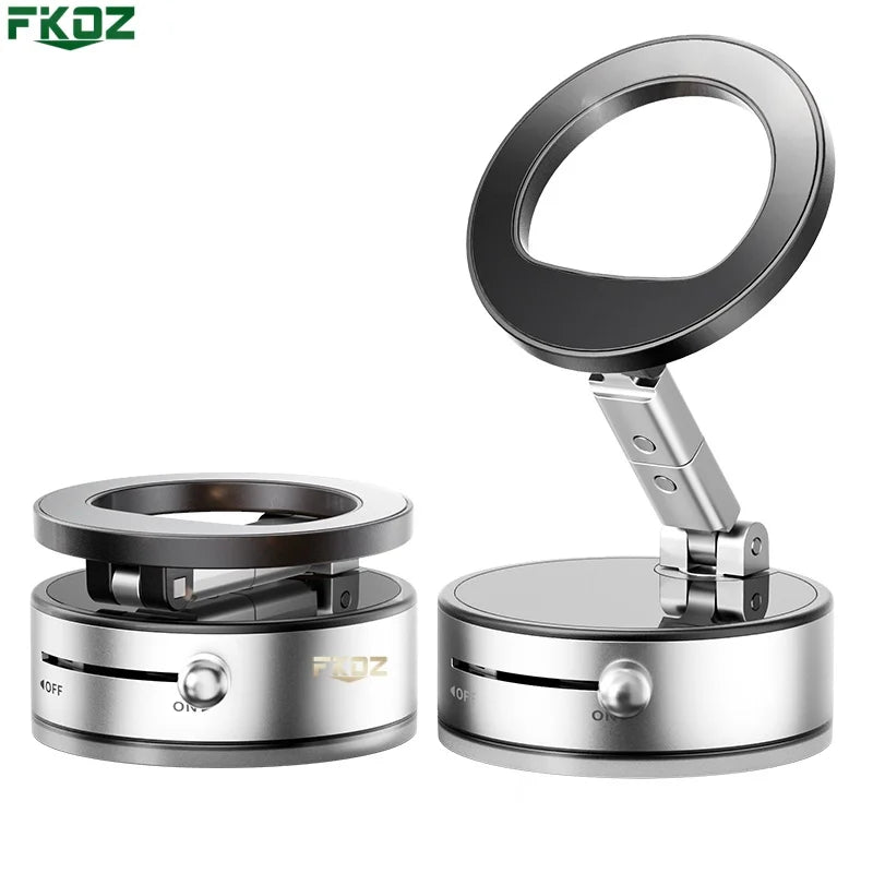 Vacuum Strong Magnetic Suction Foldable Phone Holder