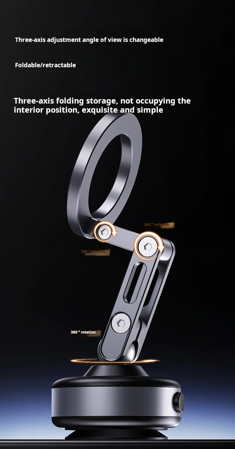 Magnetic Vacuum Adsorption Car Mount Mobile Phone Holder