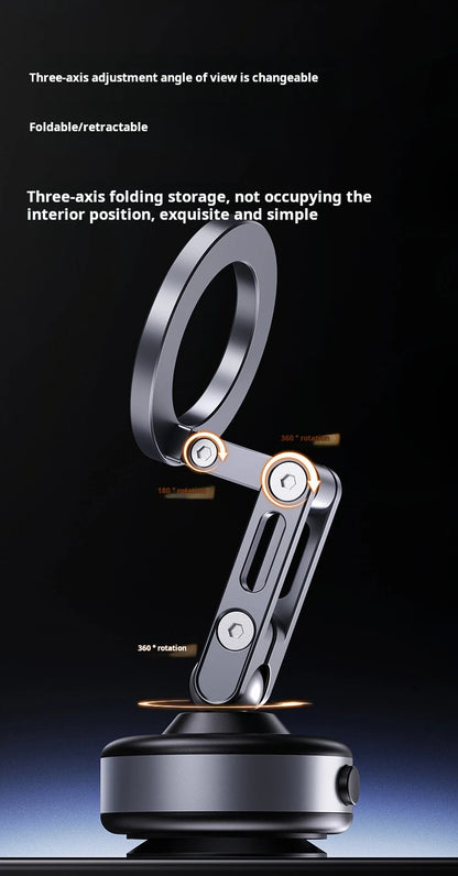 Magnetic Vacuum Adsorption Car Mount Mobile Phone Holder