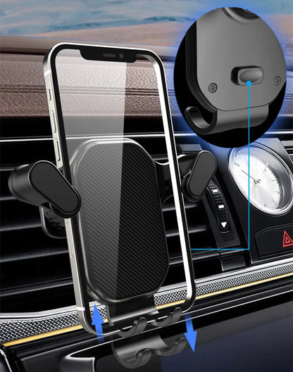 Gravity Car Phone Holder Air Vent Clip Mount Mobile Cell Phone Stand