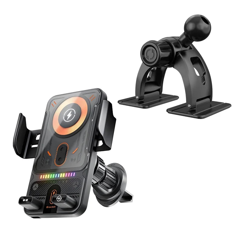 2025 New F18 Car Wireless Charger Holder