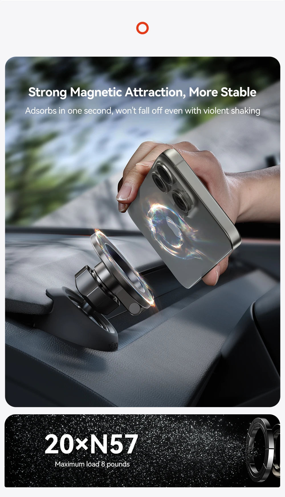 YZ For Tesla Model 3 Y Highland Juniper Car Magnetic Phone Holder