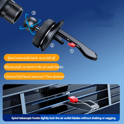Eary Carbon Alloy Car Phone Holder Mount Super Stable Air Vent