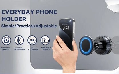 Magnetic Suction Cup Shower Phone Holder Mirror Phone Mount