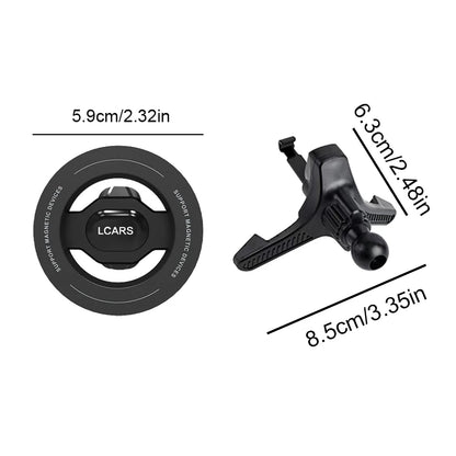 Upgraded Magnetic Car Phone Holder with Stable Triangle Support