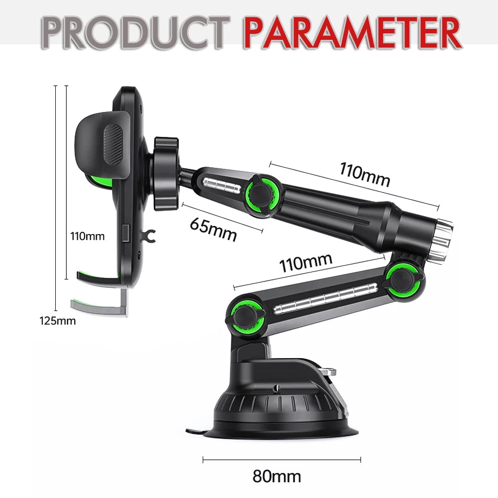Universal Large Truck Extended Suction Cup Type Car Holder