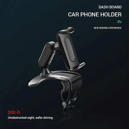 360-Degree Rotation Car Phone Holder Clip Car Smartphone