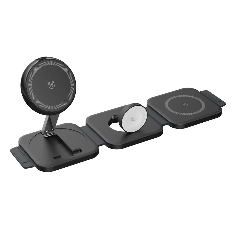 3 in 1 Wireless Charger Magnetic For iPhone Fast Charging