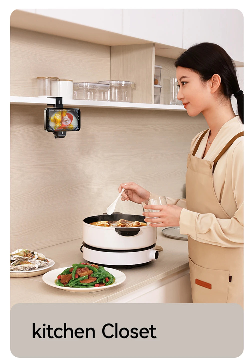 Magnetic Airplane Phone Holder Portable Stable Stand