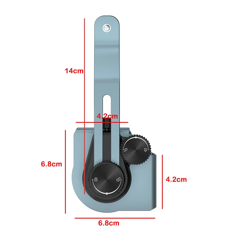 Car Phone Holder Screen Side Mount Adjustable Magnetic Support