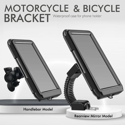 New Motorcycle Phone Holder 360 Degree Rotation Cell Phone Clamp