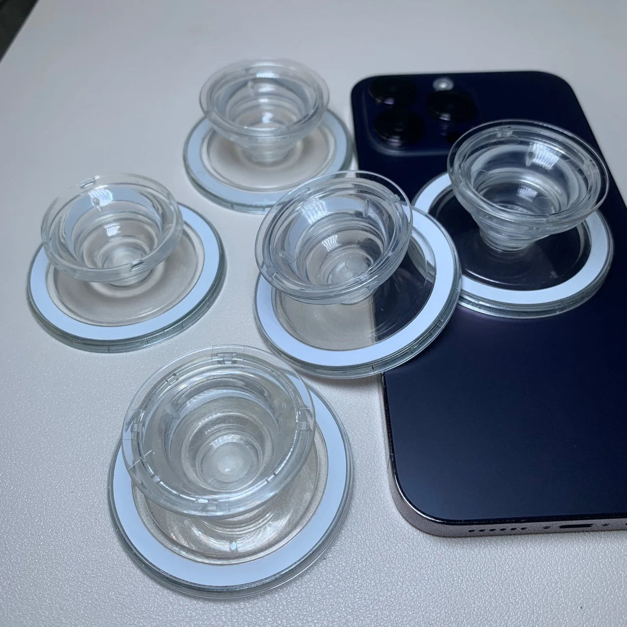 Magnetic Folding Mobile Phone Grip Holder Socket