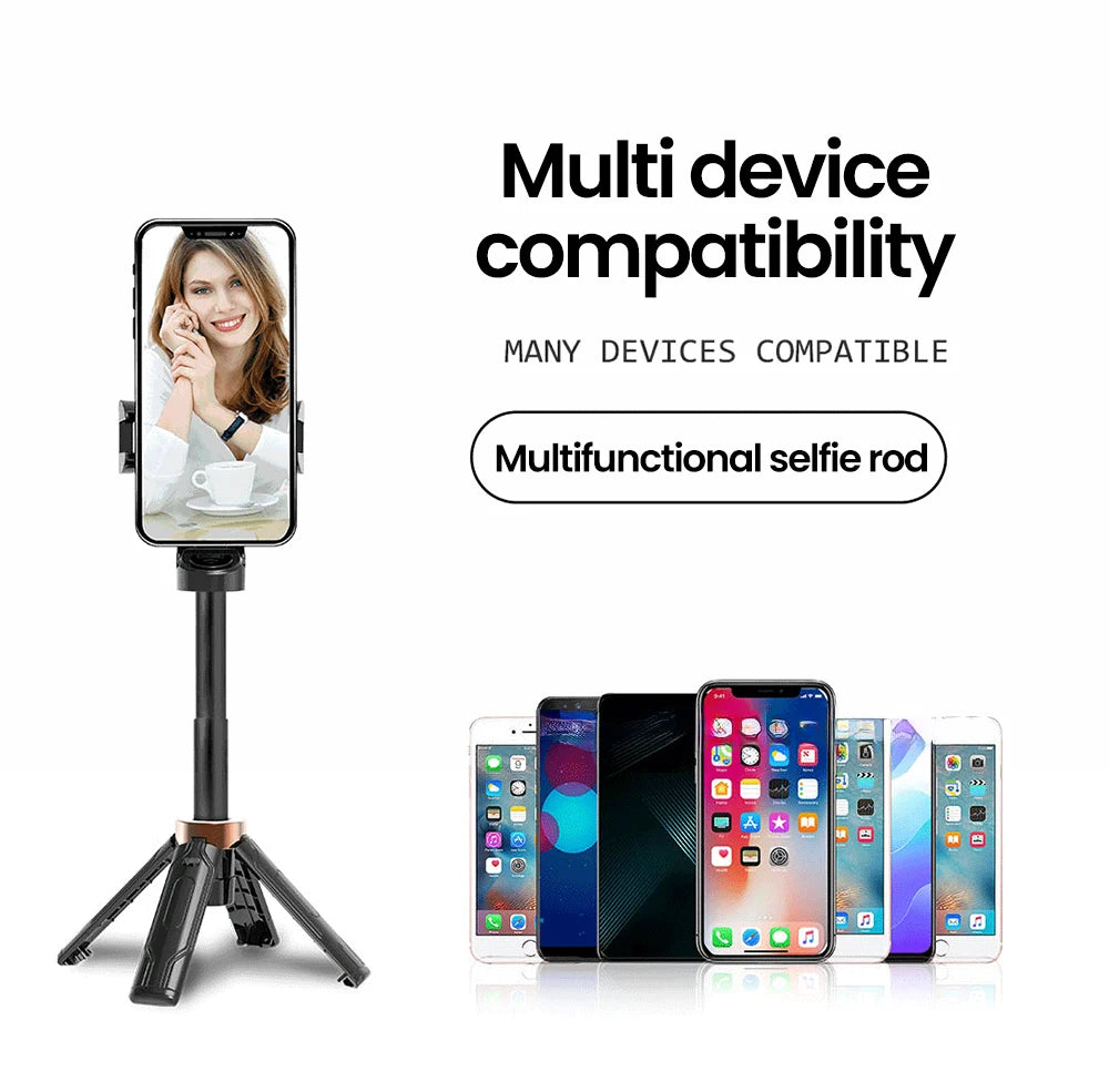 Mini Selfie Stick Wireless Bluetooth Portable Telescopic