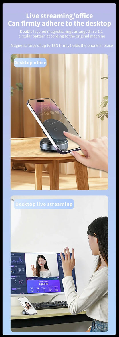 Magnetic Car Mount Mobile Phone Holder Vacuum Adsorption