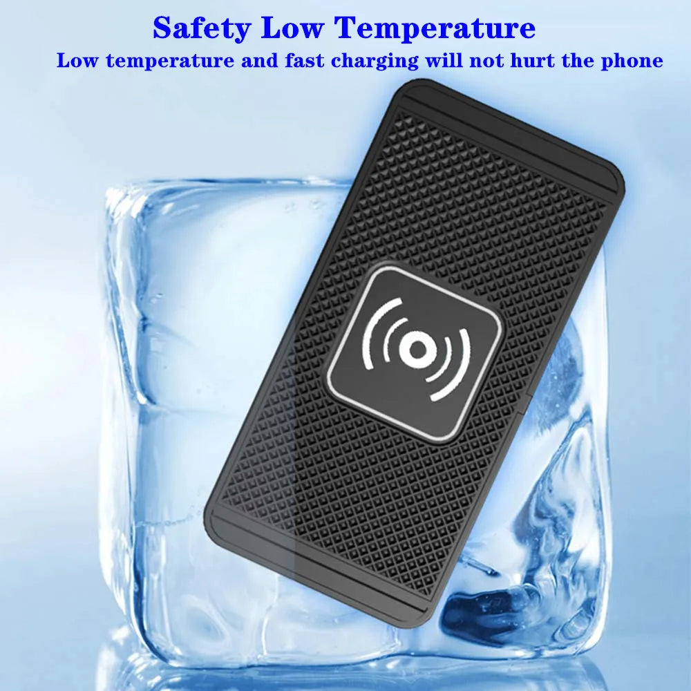 Car Wireless Charger Wireless Car Charger Silicone Pad Stand