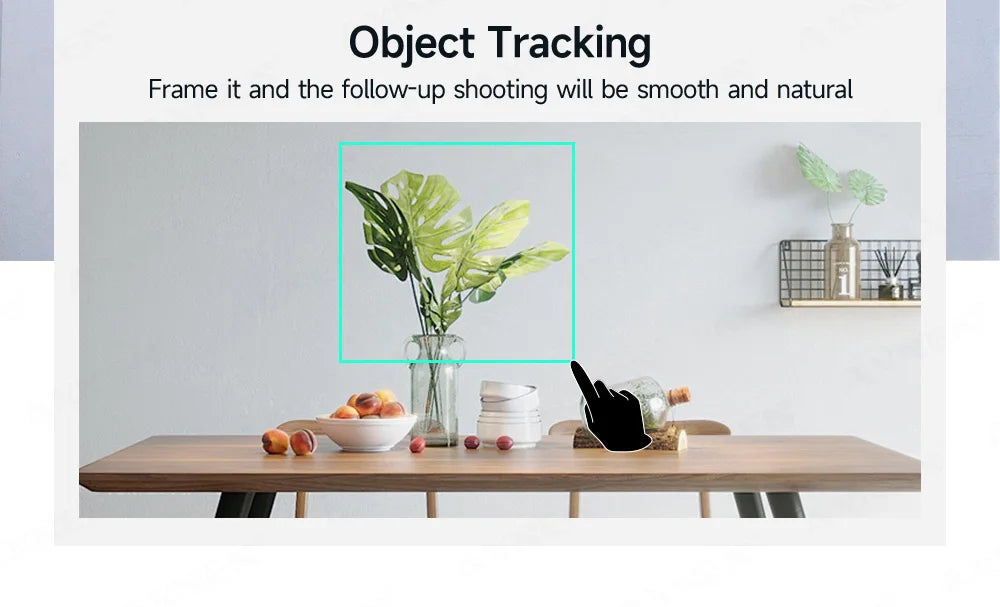 Foldable 3-Axis Phone Gimbal Stabilizer with Telescopic Rod