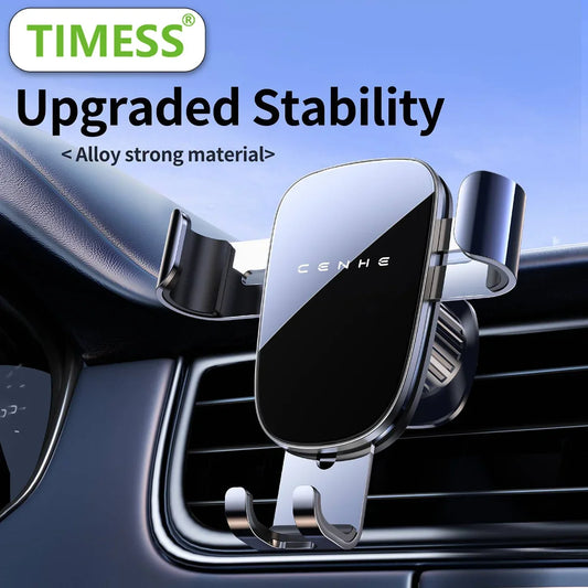 TIMESS Car Holder Mount Upgrade Auto Locking Universal Phone Stand Holder