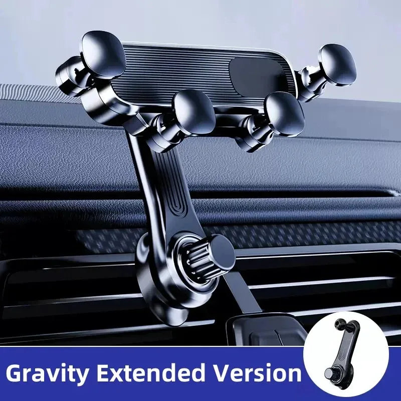 Gravity Car Phone Holder Air Vent Easy Install 360° Rotatable