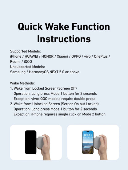 Fun Shot Magnetic Grip, Ergonomic Style Phone Camera Grip