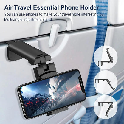 Airplane Mobile Phone Holder Travel Portable Phone Mount