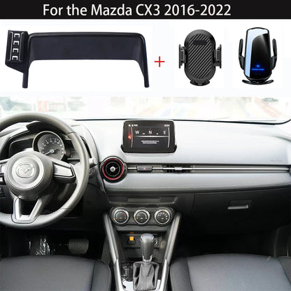 For Mazda CX-3 CX3 Sport DK Car Phone Holder Charging Stand