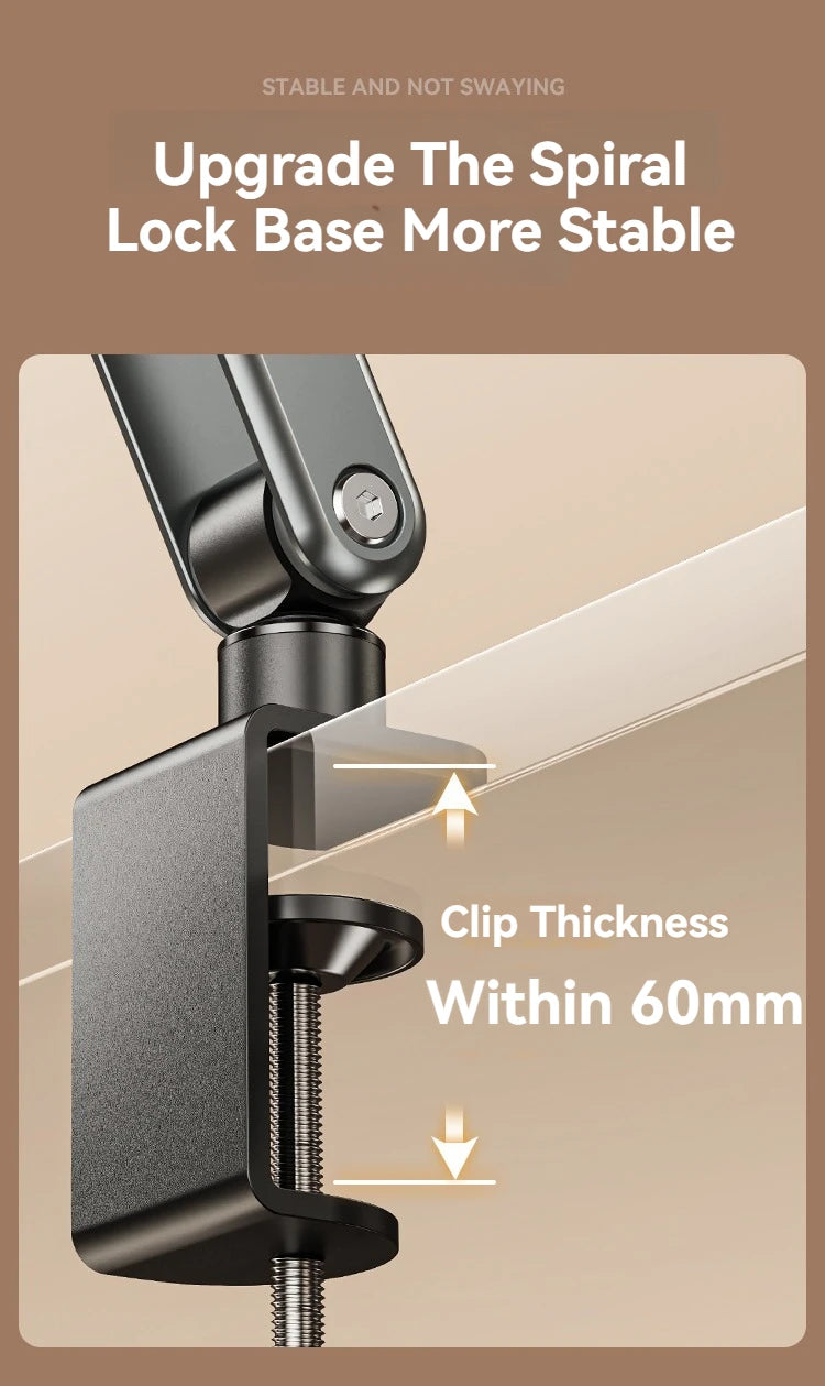 Phone Stand Long Arm Rotatable Tablet Holder