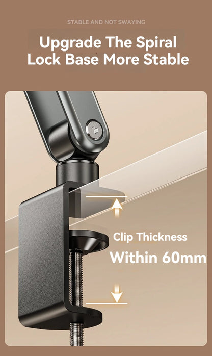 Phone Stand Long Arm Rotatable Tablet Holder