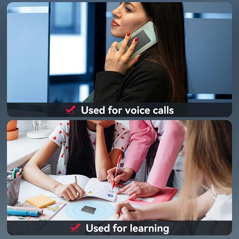 AI Voice Recorder with LED Indicator ChatGPT Smart Transcription