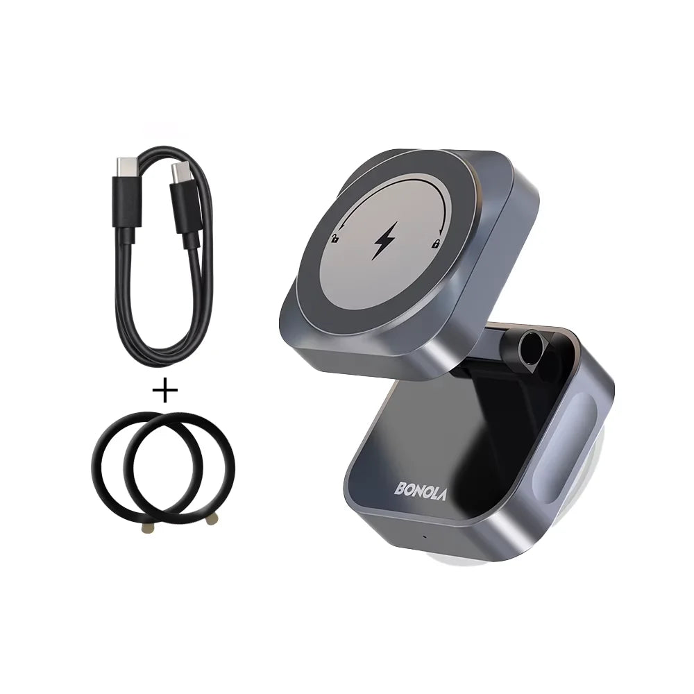 Bonola Suction Cup Car Wireless Charger Foldable Suction Stand