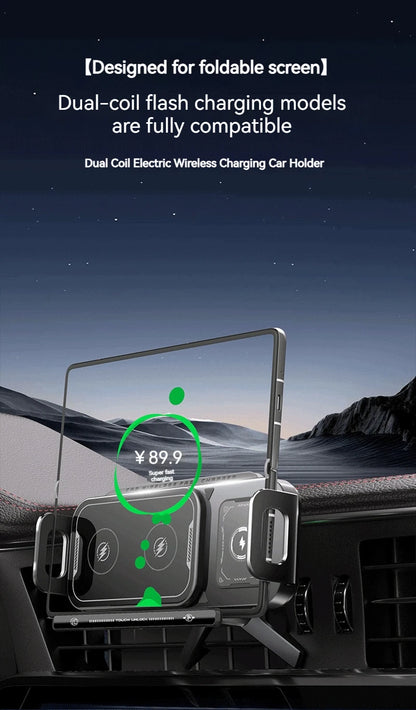 Universal Car Phone Wireless Charger Holder 360° Rotation Mount