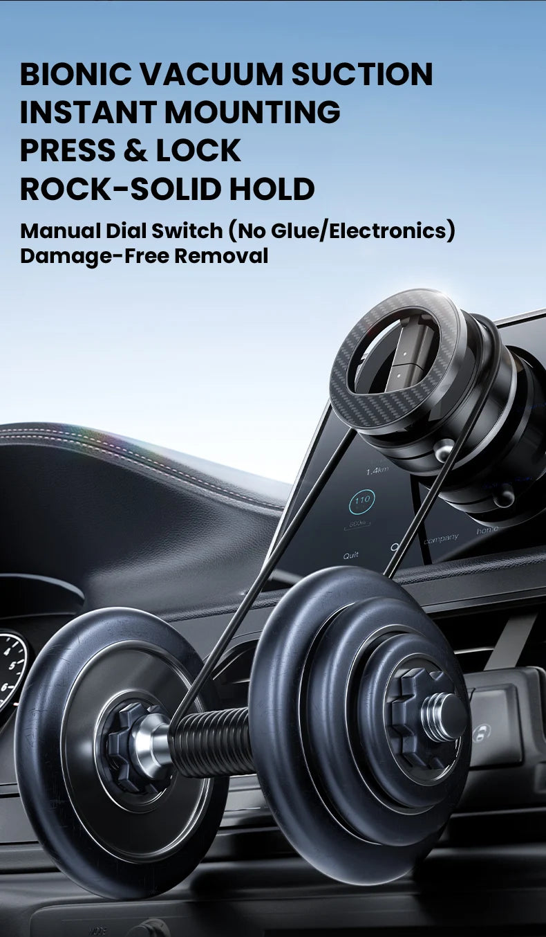 A7 Plus Vacuum Portable Magnetic Phone Car Holder