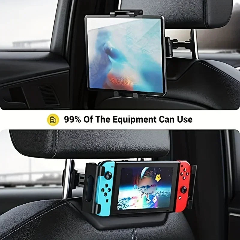 Car Tablet Holder Back Seat Headrest Mount Stand