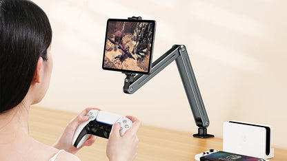 Phone Stand Long Arm Rotatable Tablet Holder