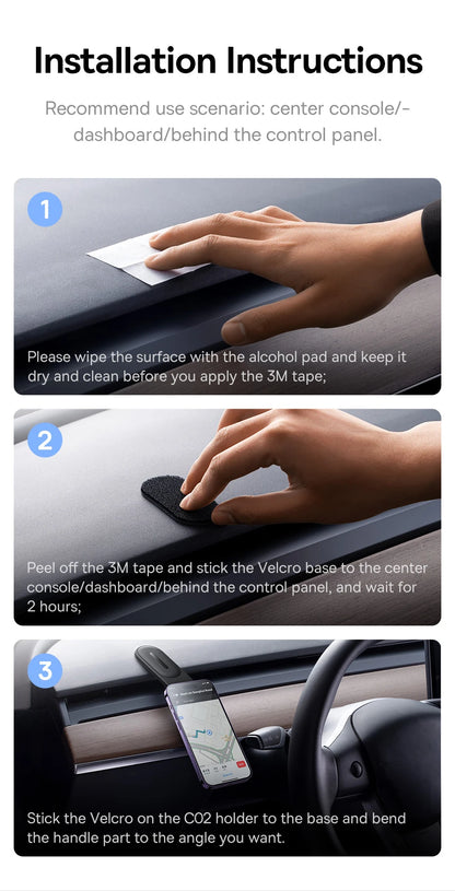 Baseus Magnetic Holder Car Phone Holder Stand Foldable