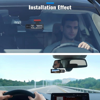 1080P HD Front Rear Dashcam 1 Count Dash Camera for Car