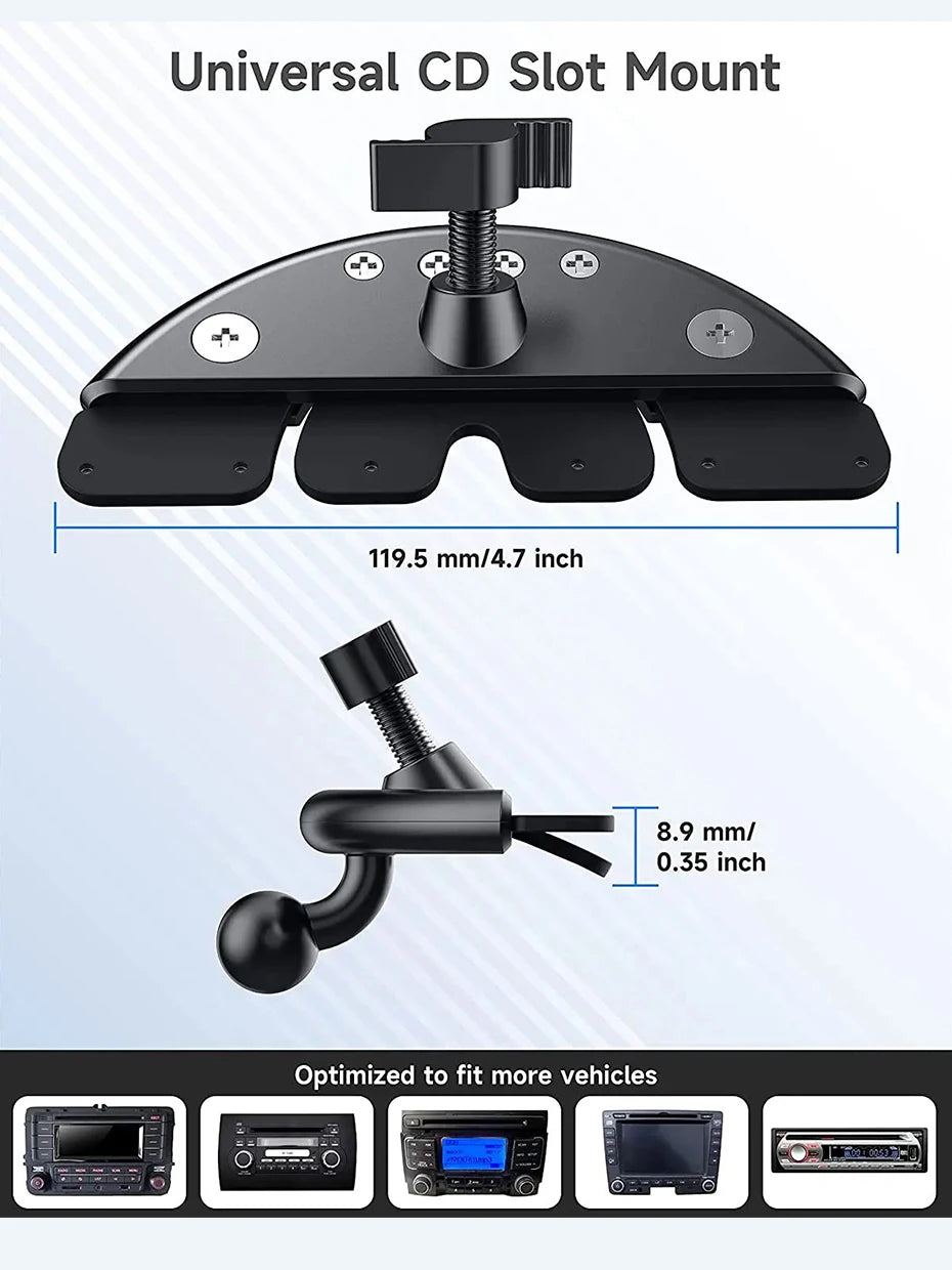 Car CD Slot Phone Holder Accessories