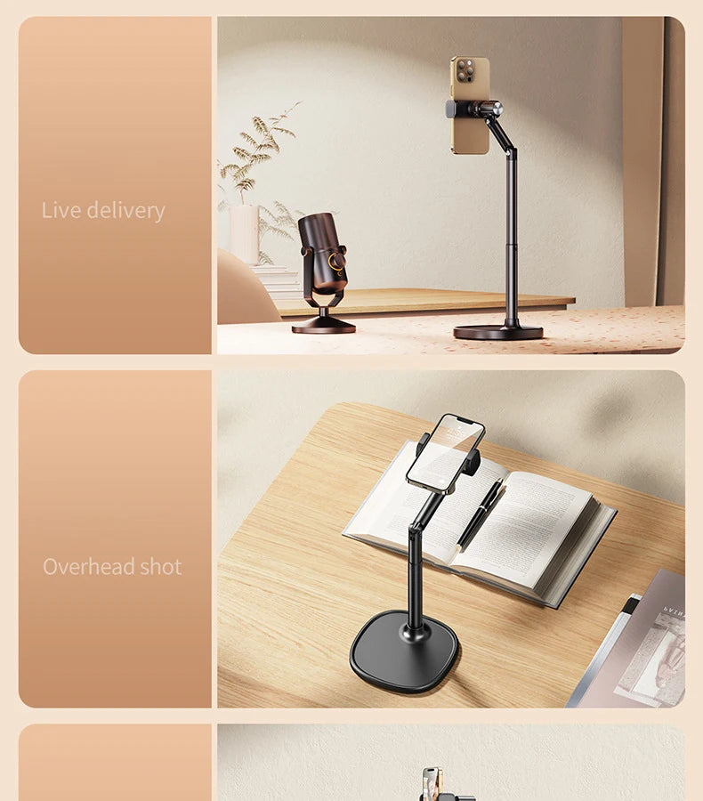Phone Desktop Stand Live Broadcast Overhead Adjustable