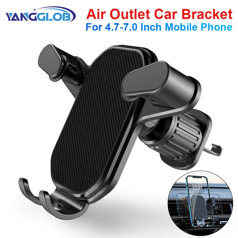 Car Phone Holder Stand Air Vent Gravity