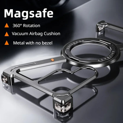 Oatsbasf Metal Magsafe Ultra Frame-Free Bumper Anti-Slip