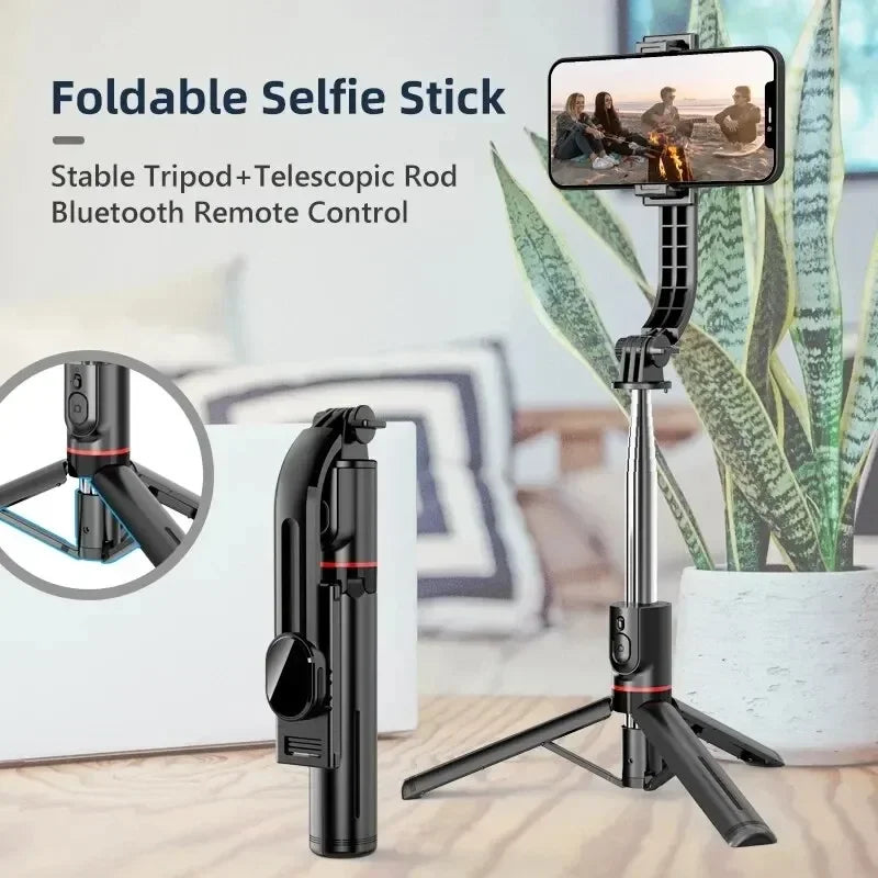 Wireless Selfie Stick for Smartphone 44 Inch Tripod