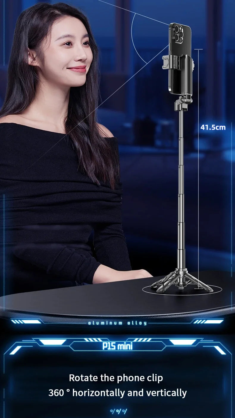 Portable Bluetooth Selfie Stick Tripod with Remote