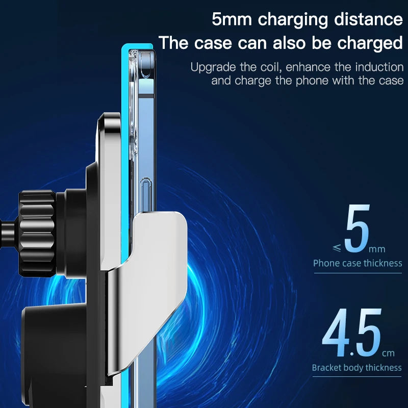 New Wireless Car Phone Holder with Charger Holder for Car