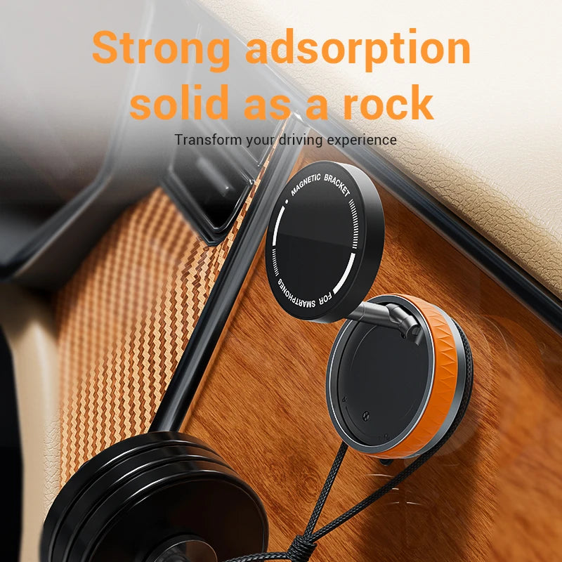 360° Magnetic Vacuum Suction Phone Holder | Dual 180° Adjustable