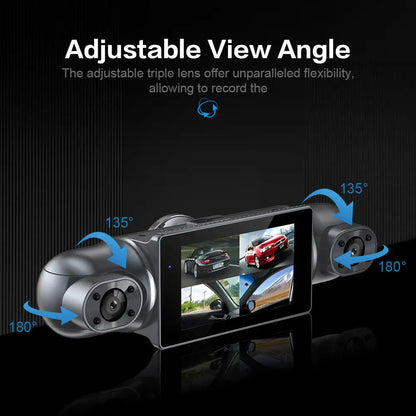 360 Degree Car DVR 4*1080P Video Recorder WIFI GPS Dash Cam