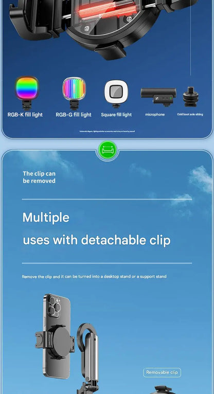 Upgraded Multi-Function Foldable Magnetic Phone Holder