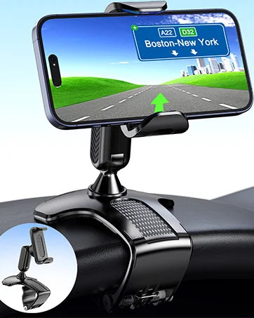 Phone Mount for Car Dashboard, 360 Degree Rotation Universal